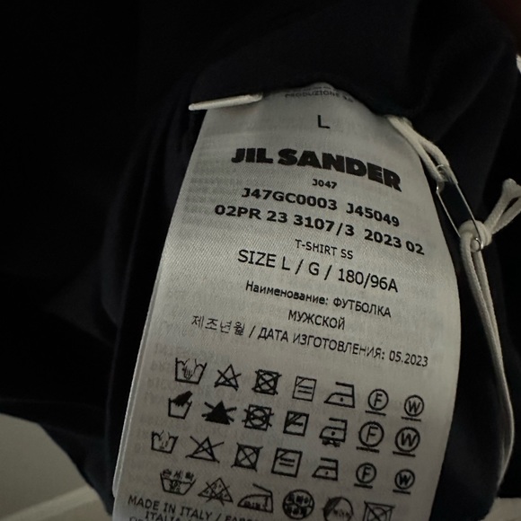 Brand new Mens Jil Sander crewneck t-shirt Size: Large - Picture 5 of 5